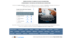 Desktop Screenshot of derutasymapas.com.ar